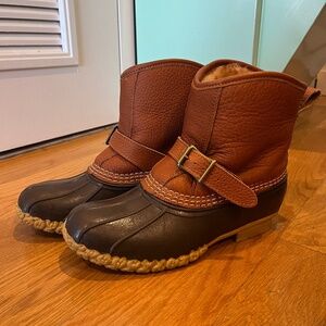 Women's Bean Boots, 7" Shearling-Lined Lounger